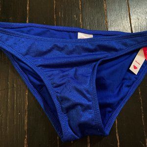 Blue bikini bottoms